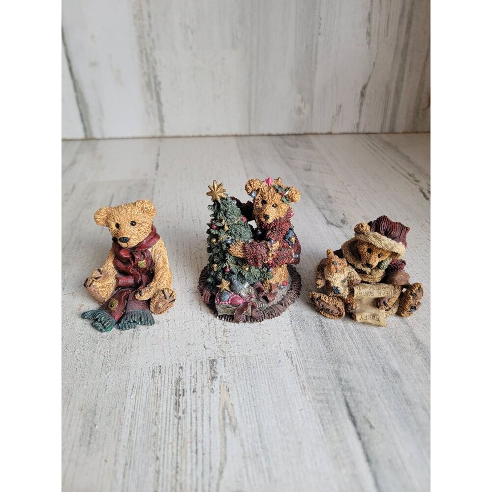 Boyd‎ bears and Friends tree Xmas decor figure present set